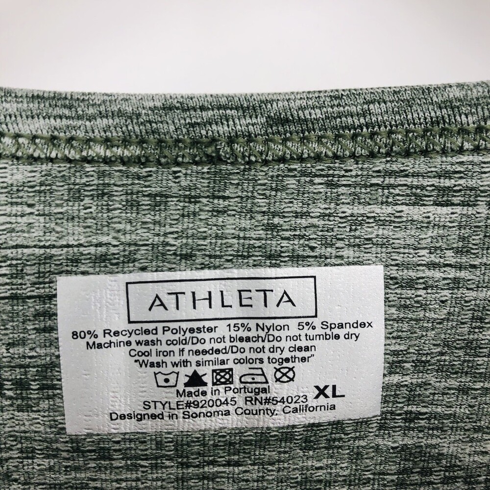 Athleta Women's Sage Unstinkable Round Neck Seamless Activewear Tank Shirt XL - Picture 3 of 7